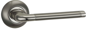 Ручка раздельная, AL 503-08, никель матовый/никель блестящий, Puerto, SN/NP