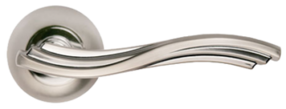 Ручка раздельная, MH-14, белый никель/хром, MORELLI, SN/CP