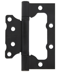 Петля без врезки, B020-U , черный, BUSSARE, 100X75X2.5-2BB-1BL