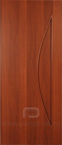 Межкомнатная дверь С6 (Г), 900*2000, Итальянский орех, Verda (глухая)