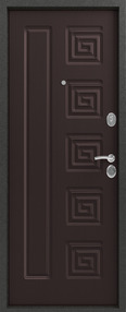 Входная дверь S-2, серебро-венге, 860*2050 (Л), new, в комплекте с замком, Сибирь