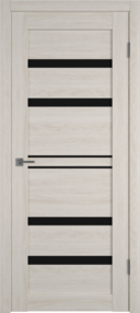 Межкомнатная дверь Atum PRO X26, 900*2000, Stone Oak, ВФД, (Black Gloss)
