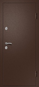 Входная дверь Триера-1, медь-медь, 960*2050 (Пр), в комплекте с замком, Ретвизан