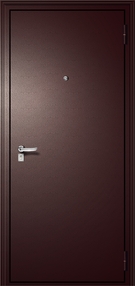 Стальная дверь, Элит Строй Металл, медь-медь, 860*2050 (Л), в комплекте с замком, MEGI DOORS