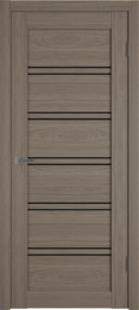 Межкомнатная дверь Atum PRO X28, 700*2000, Brun oak, ВФД, (Black Gloss)