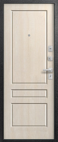 Входная дверь LUX-6, серый муар-седой дуб, 860*2050 (Л), в комплекте с замком, Центурион