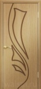 Межкомнатная дверь Лилия, 600*2000, Дуб, Walsta (глухая)