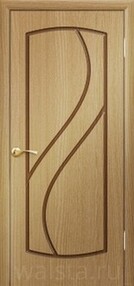 Межкомнатная дверь Верона, 600*2000, Дуб, Walsta (глухая)