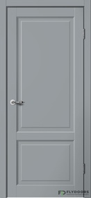 Межкомнатная дверь С02, 600*2000, серый, Сибирь Профиль (глухая)