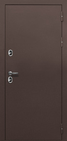 Входная дверь ISOTERMA 11см, медь-астана милки, 860*2050 (Л), в комплекте с замком, Ferroni