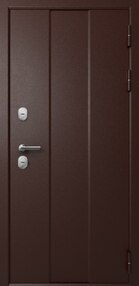 Стальная дверь, Эталон Термо-3, медь-медь, 860*2050 (Пр), терморазрыв, в комплекте с замком, Эталон
