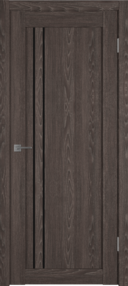 Межкомнатная дверь Атум ПРО 33, 700*2000, Темно-коричневый, ВФД, (Лакобель черный)