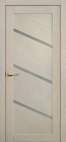 Межкомнатная дверь L05, 800*2000, Ясень, FLYDOORS, (стекло матовое)
