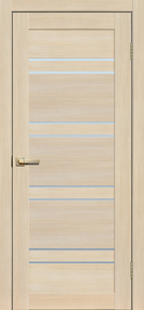 Межкомнатная дверь L11, 900*2000, Ясень , FLYDOORS, (стекло матовое)