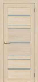 Межкомнатная дверь L13, 800*2000, Ясень, FLYDOORS, (стекло матовое)