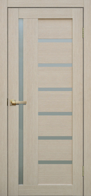 Межкомнатная дверь L17, 600*2000, Ясень, FLYDOORS, (стекло матовое)