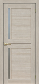 Межкомнатная дверь L22, 900*2000, Ясень, FLYDOORS, (стекло матовое)