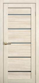 Межкомнатная дверь L26, 700*2000, Бьянко, FLYDOORS, (стекло матовое)
