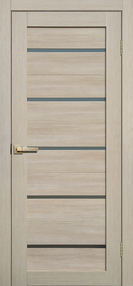 Межкомнатная дверь L26, 700*2000, Ясень, FLYDOORS, (стекло матовое)