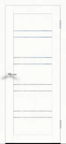 Межкомнатная дверь LINEA 8, 900*2000, Дуб снежный, Vell Doris, (Зеркало)