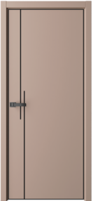 Межкомнатная дверь Контур-3, 800*2000, Монте, Albero (глухая), черная композитная кромка