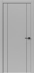 Межкомнатная дверь Лайн Вертикаль 2, 900*2000, Лофт светлый, ДВЕРНЫЕ РЕШЕНИЯ (глухая)