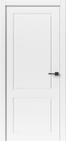 Межкомнатная дверь Галант 2, 600*2000, Белый, ДВЕРНЫЕ РЕШЕНИЯ (глухая), белая ABS кромка