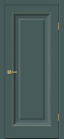 Межкомнатная дверь ALTO 7 4Р, 800*2000, Яшма, Vell Doris (глухая), Молдинг Патина Золото